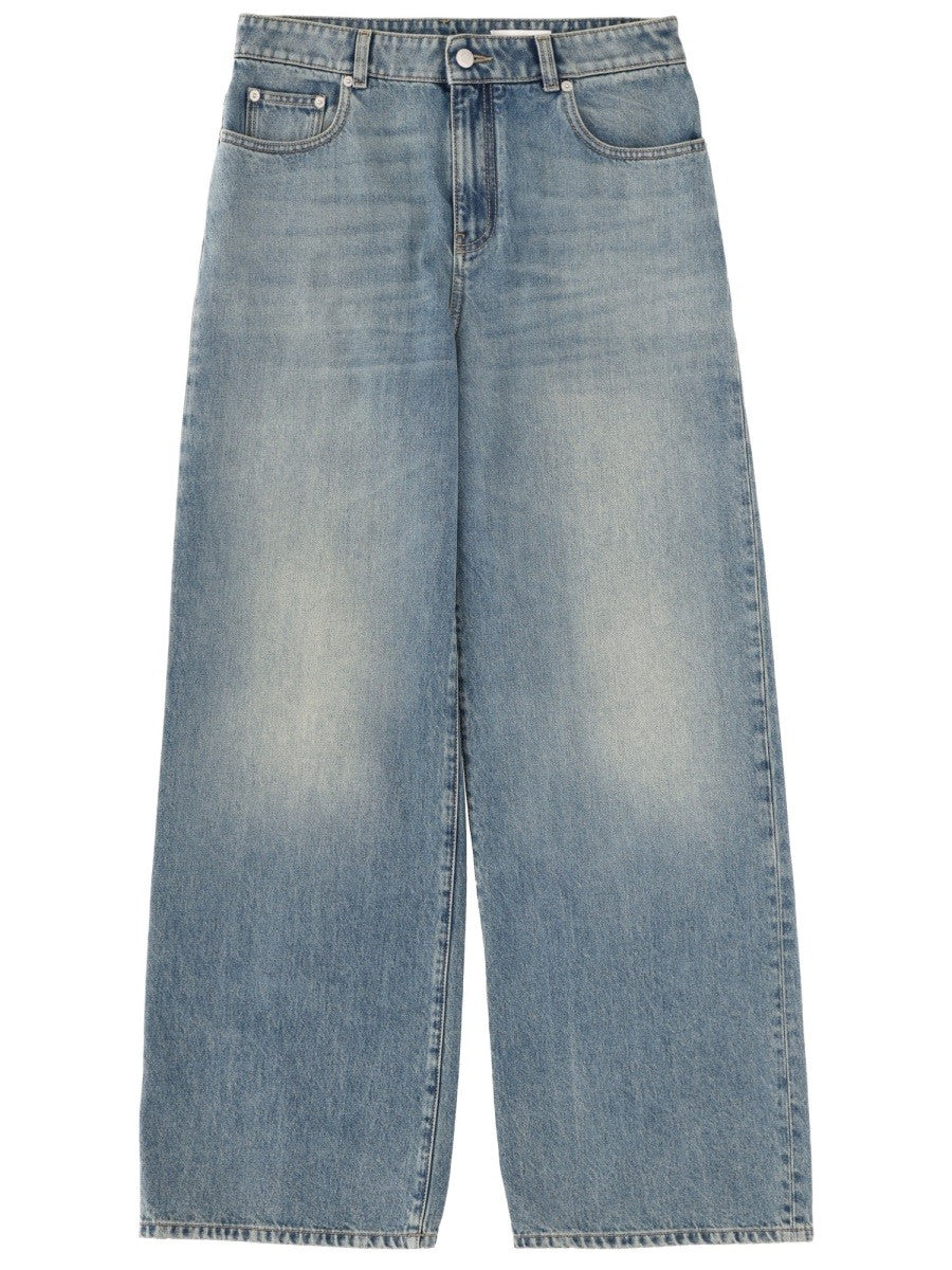 Alexander Mcqueen Alexander McQueen Wide Leg Jeans – Denim