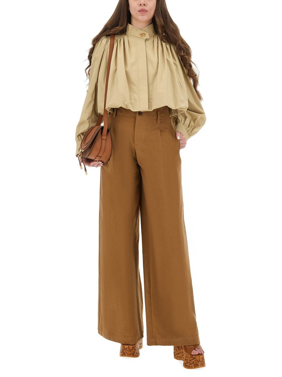 CHLOÉ CHLOÉ - WIDE LEG PANTS