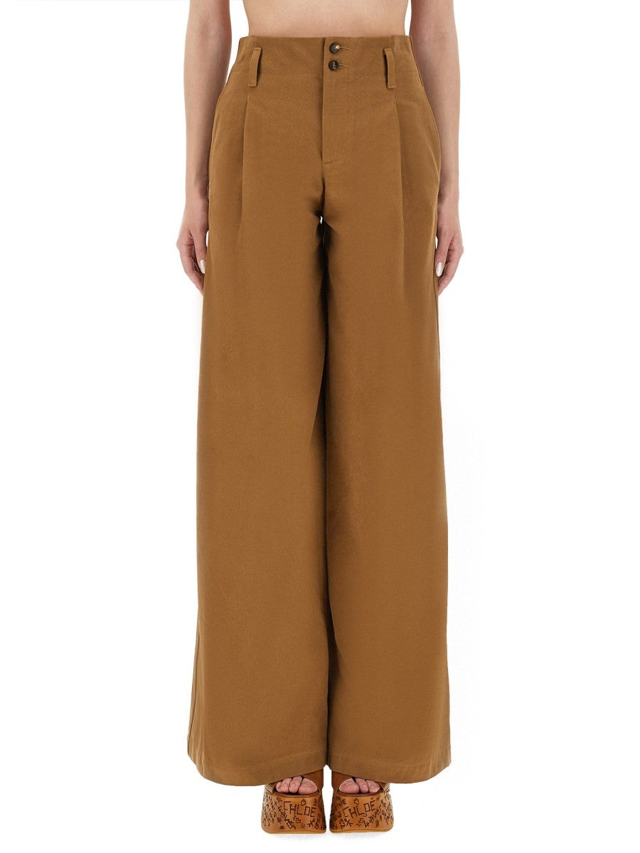 CHLOÉ CHLOÉ - WIDE LEG PANTS