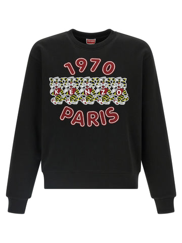 Kenzo - 'Wild Tiger Embroidered' sweatshirt Black