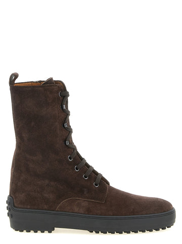 TOD'S - 'Winter Gommino' ankle boots Brown