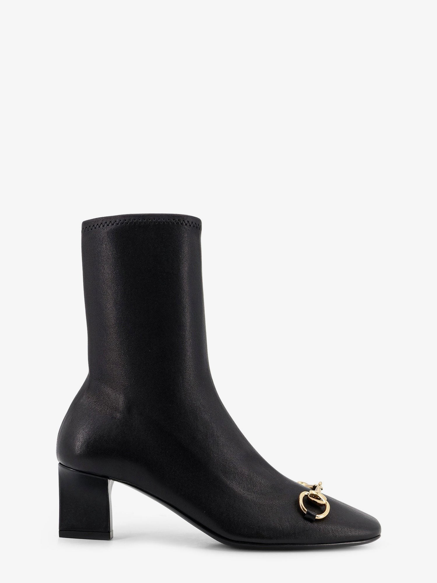 Gucci - Women's Signora leather boots with Horsebit on the front women-s-signora-leather-boots-with-horsebit-on-the-front_c01e25f6-1f4e-447f-8b1d-fe51b2209894