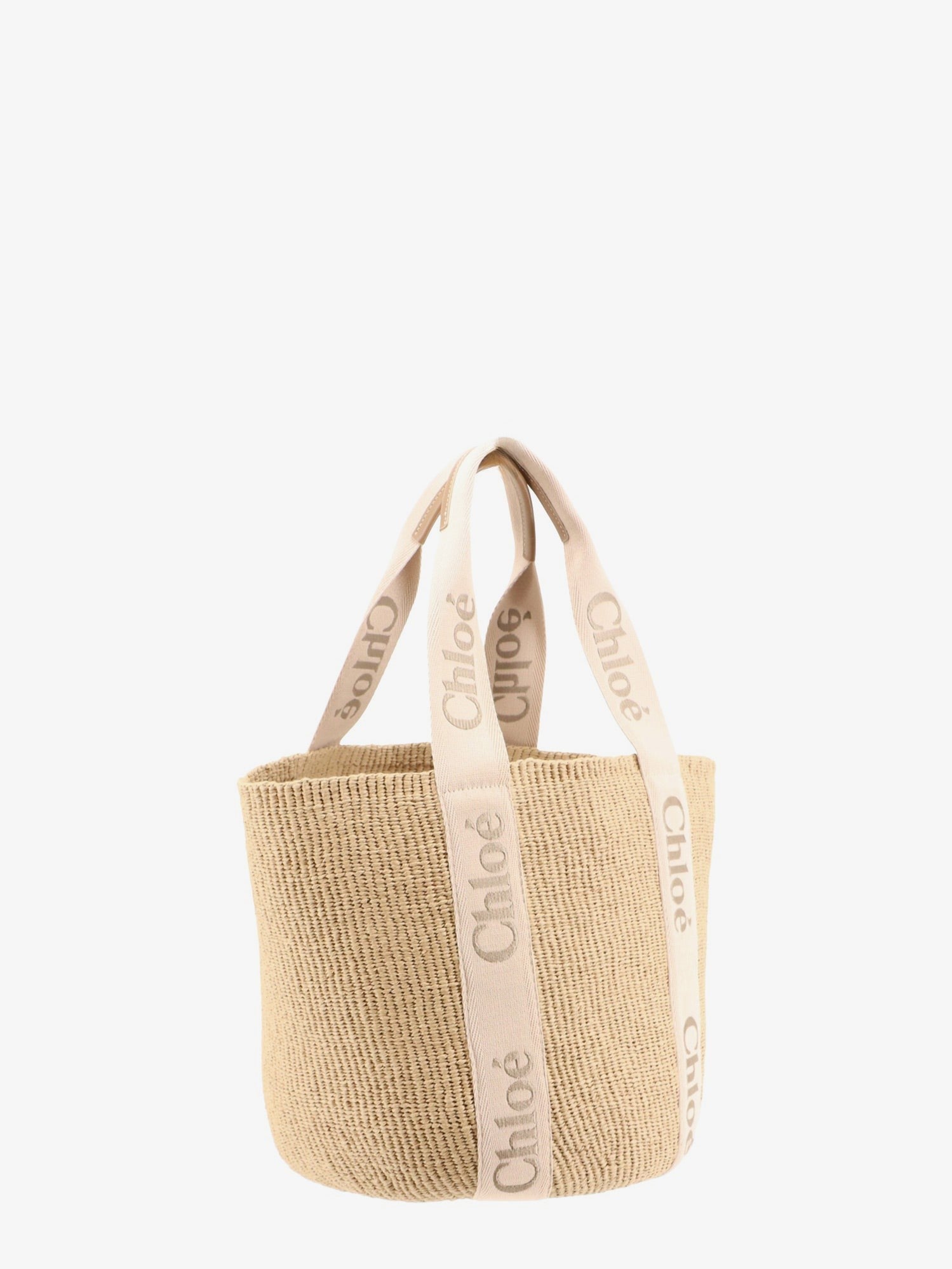 CHLOE' - Woody raffia shoulder bag woody-raffia-shoulder-bag_005f741d-8b16-40d1-96b9-407598e65aa4