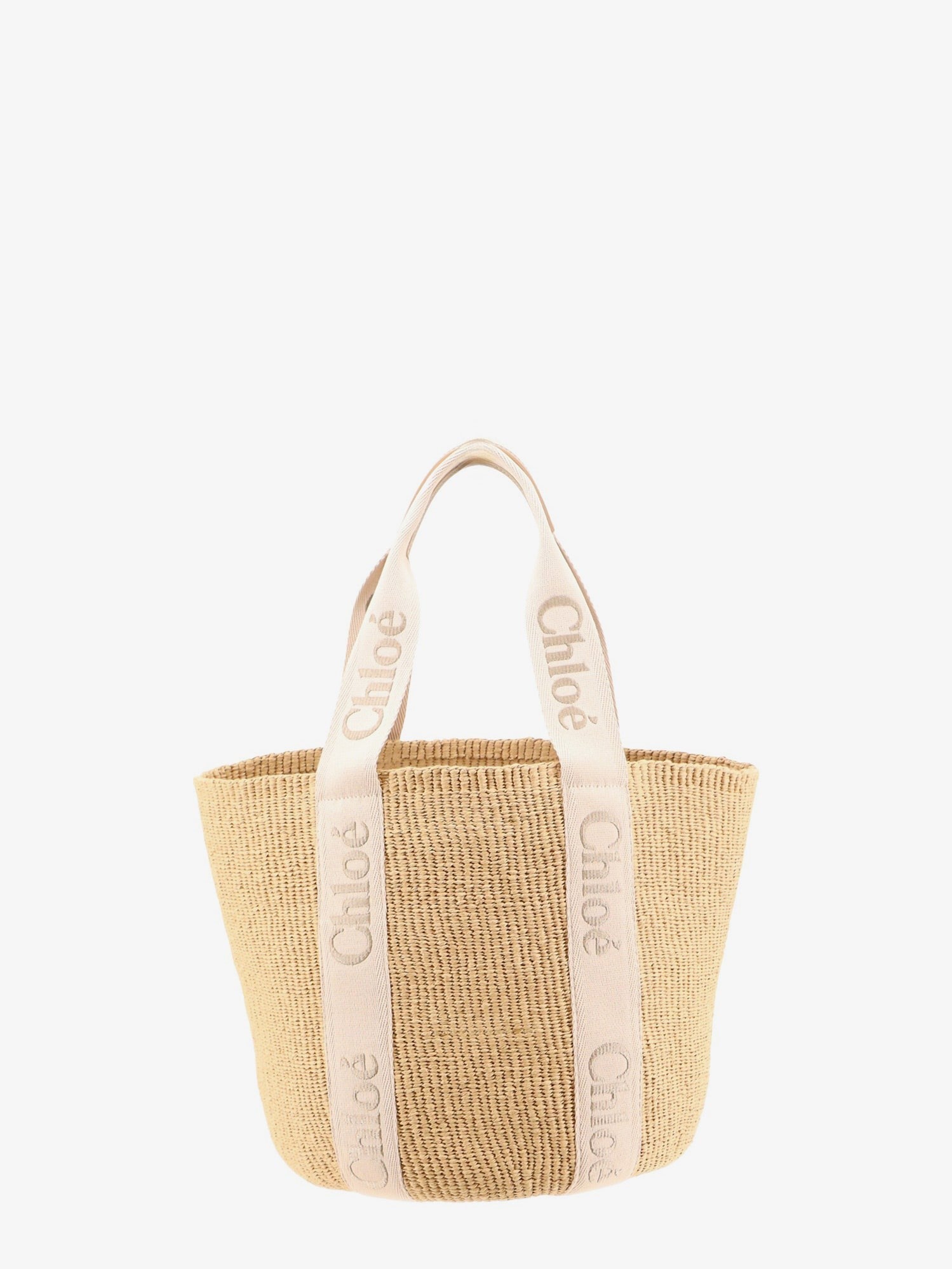 CHLOE' - Woody raffia shoulder bag woody-raffia-shoulder-bag_0ea734c4-f292-4447-8845-7fb14acf72b4