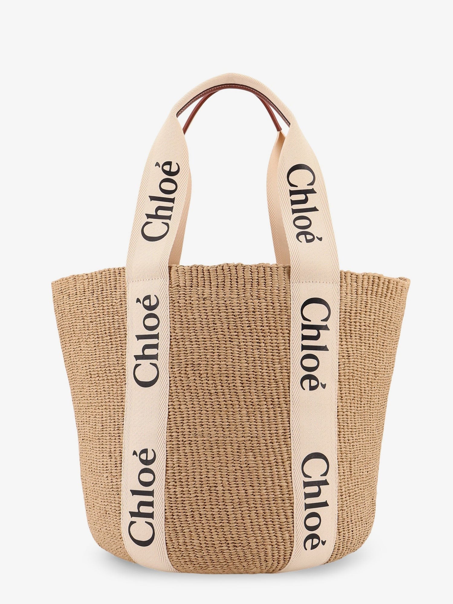 CHLOE' - Woody raffia shoulder bag