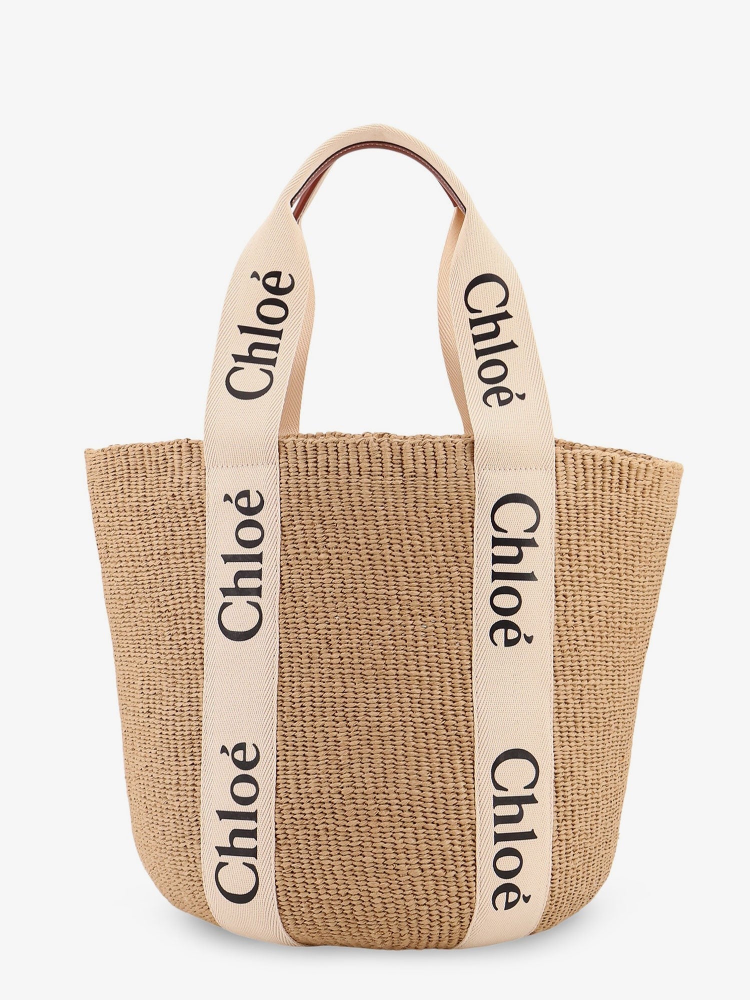 CHLOE' - Woody raffia shoulder bag