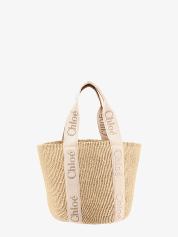 CHLOE' - Woody raffia shoulder bag woody-raffia-shoulder-bag_ce5e1566-ef70-4f0d-8043-c11e1714c3a5