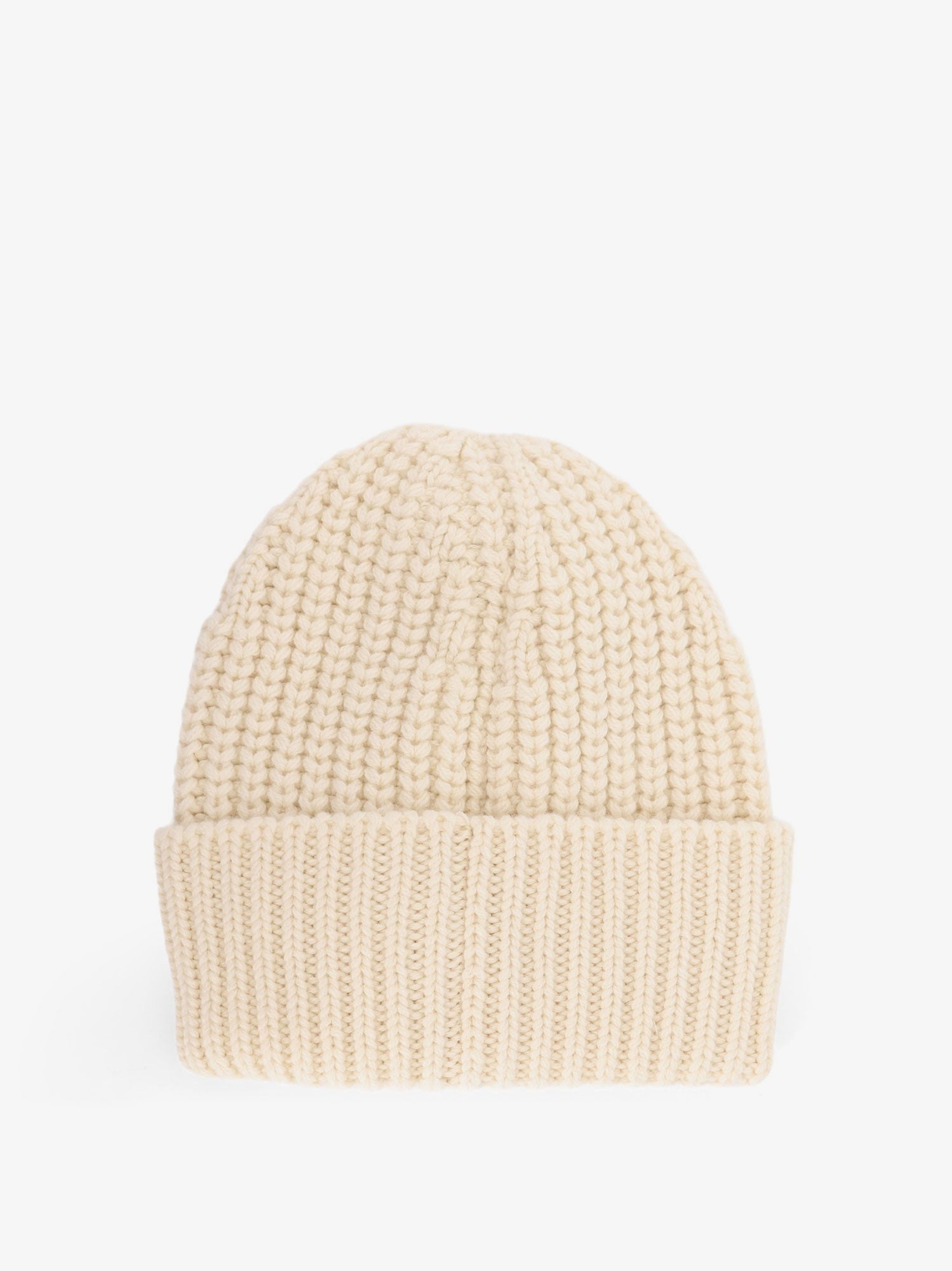 Wool and cashmere beanie hat