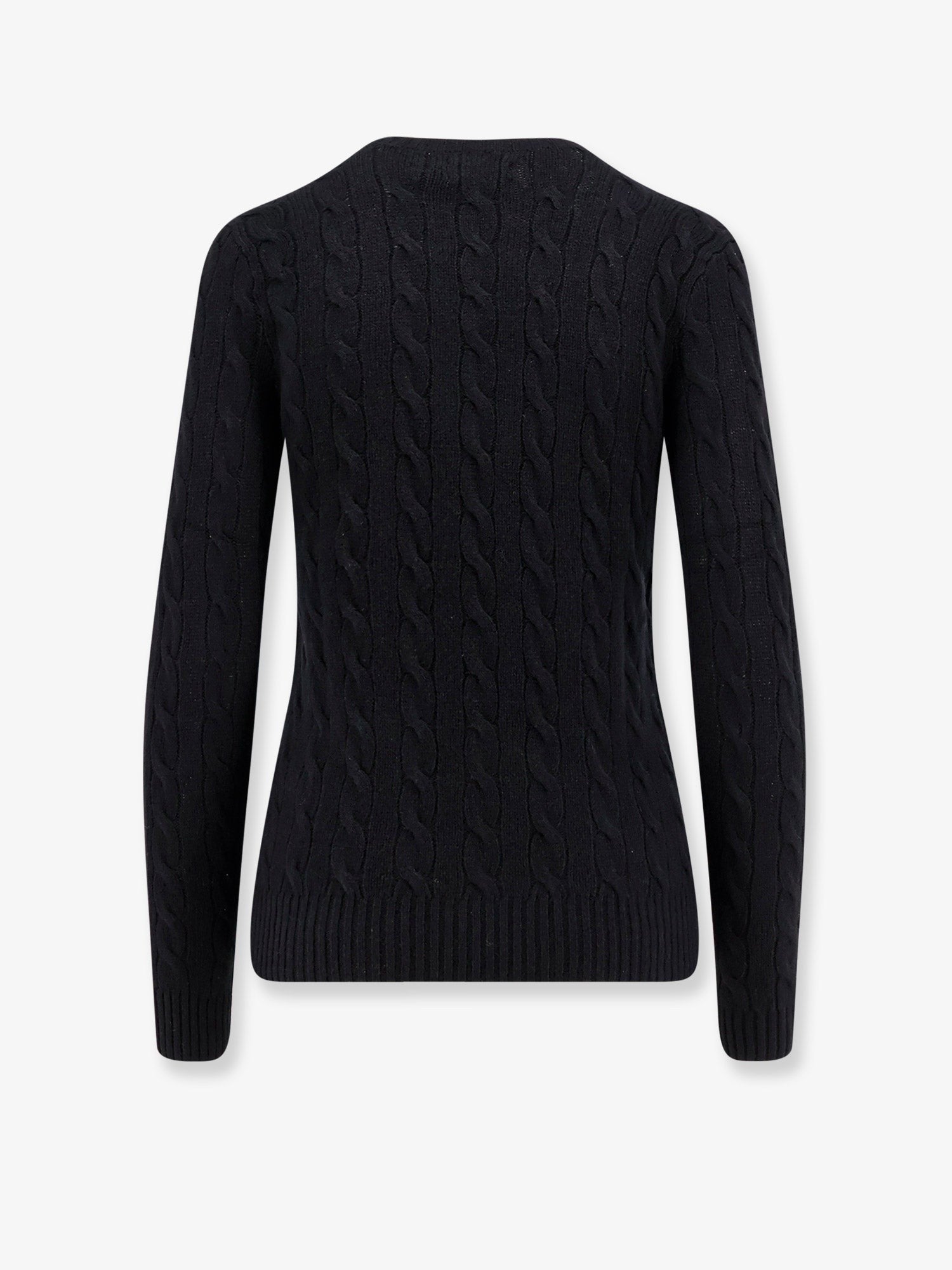 Wool and cashmere cable knit sweater
