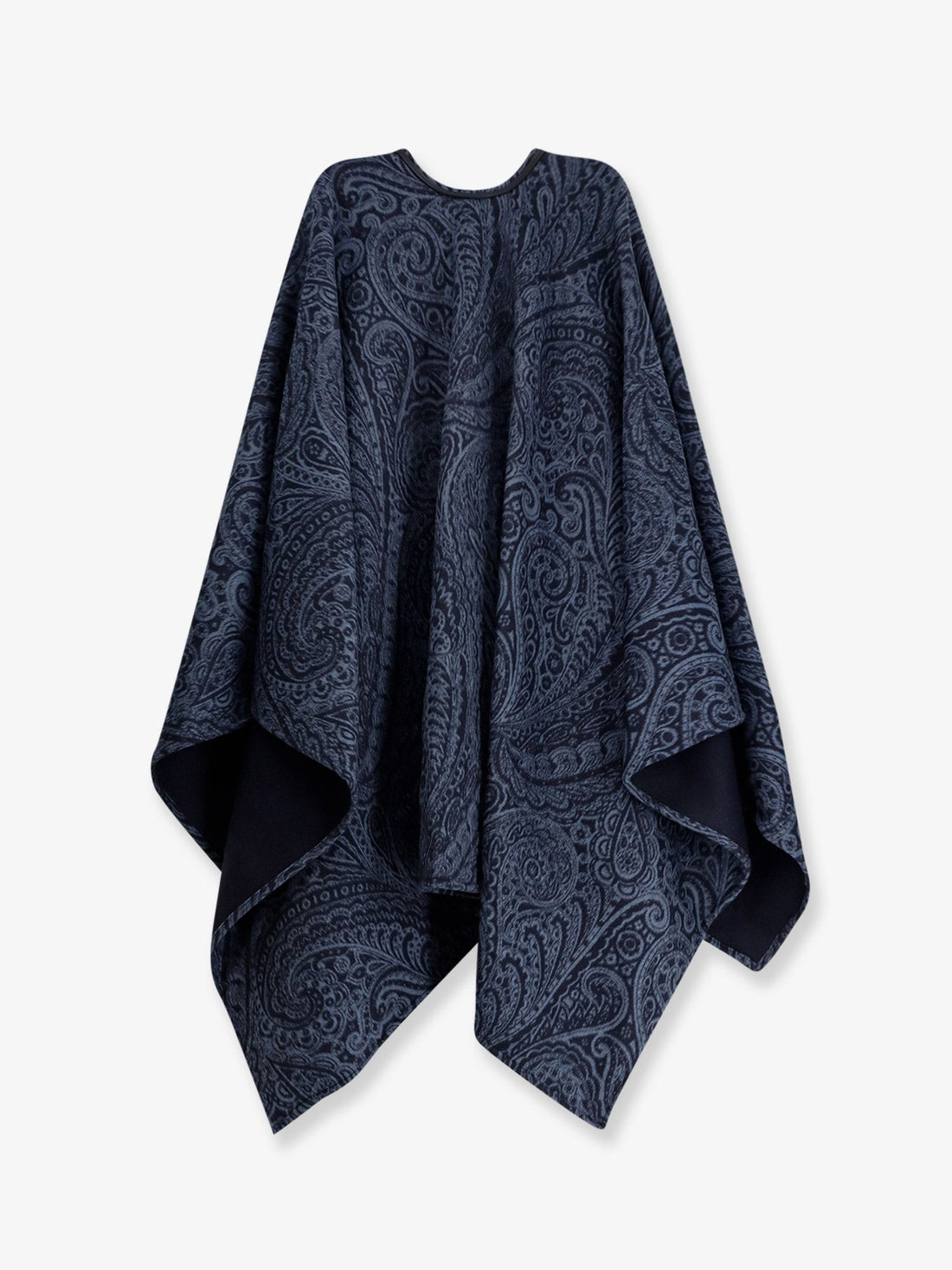 Wool and cashmere cape