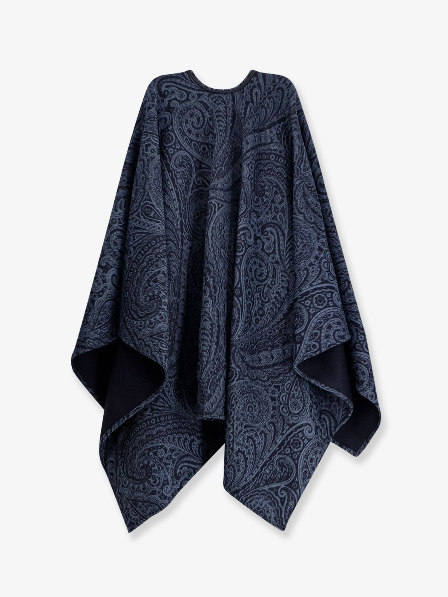 Wool and cashmere cape