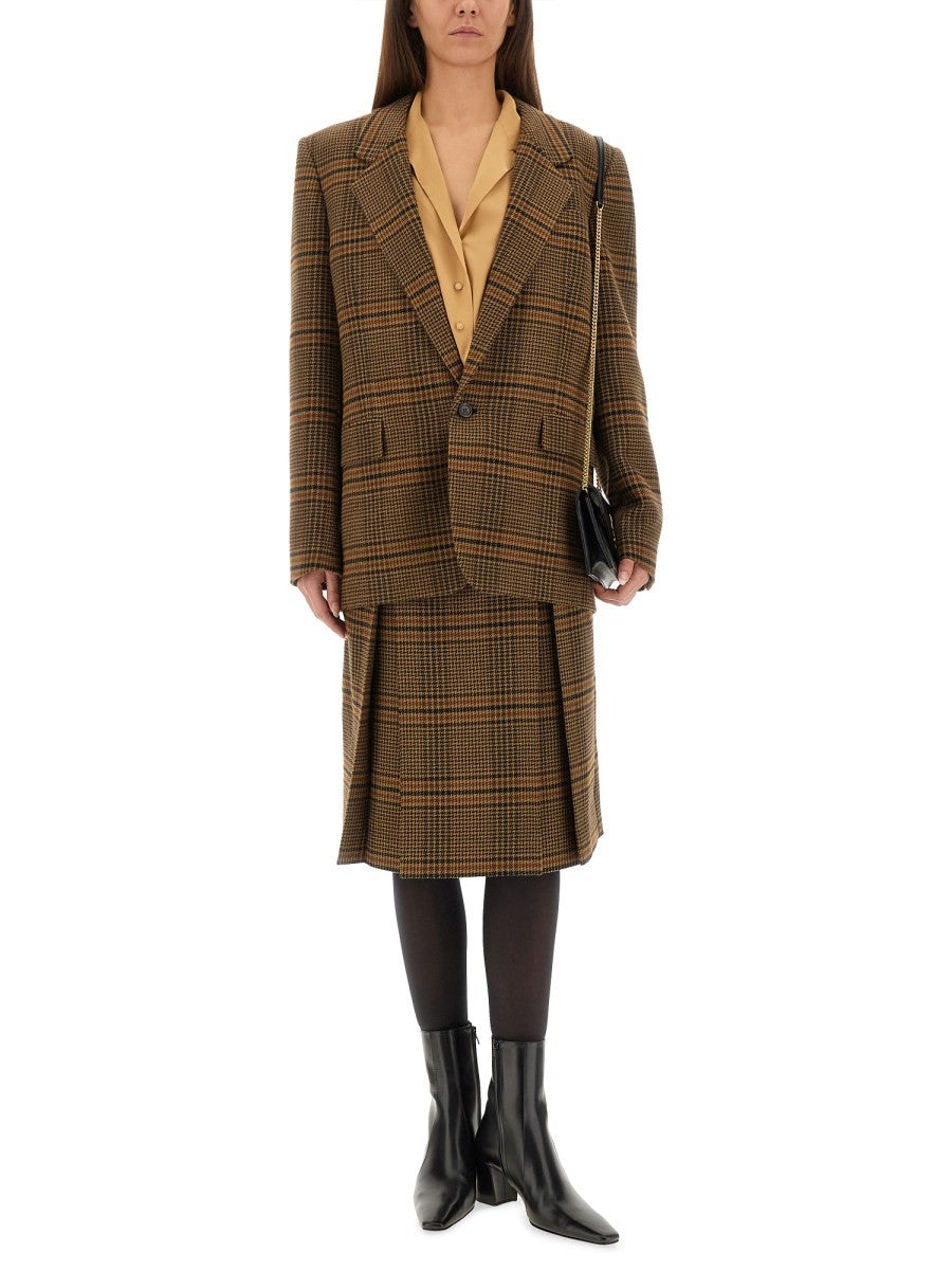 WOOL AND CASHMERE MIDI SKIRT