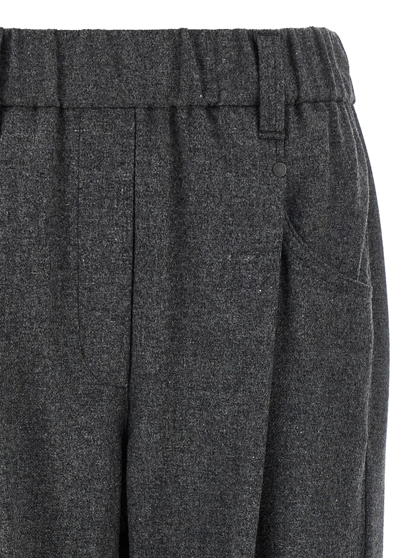 Brunello Cucinelli - Wool and cashmere pants