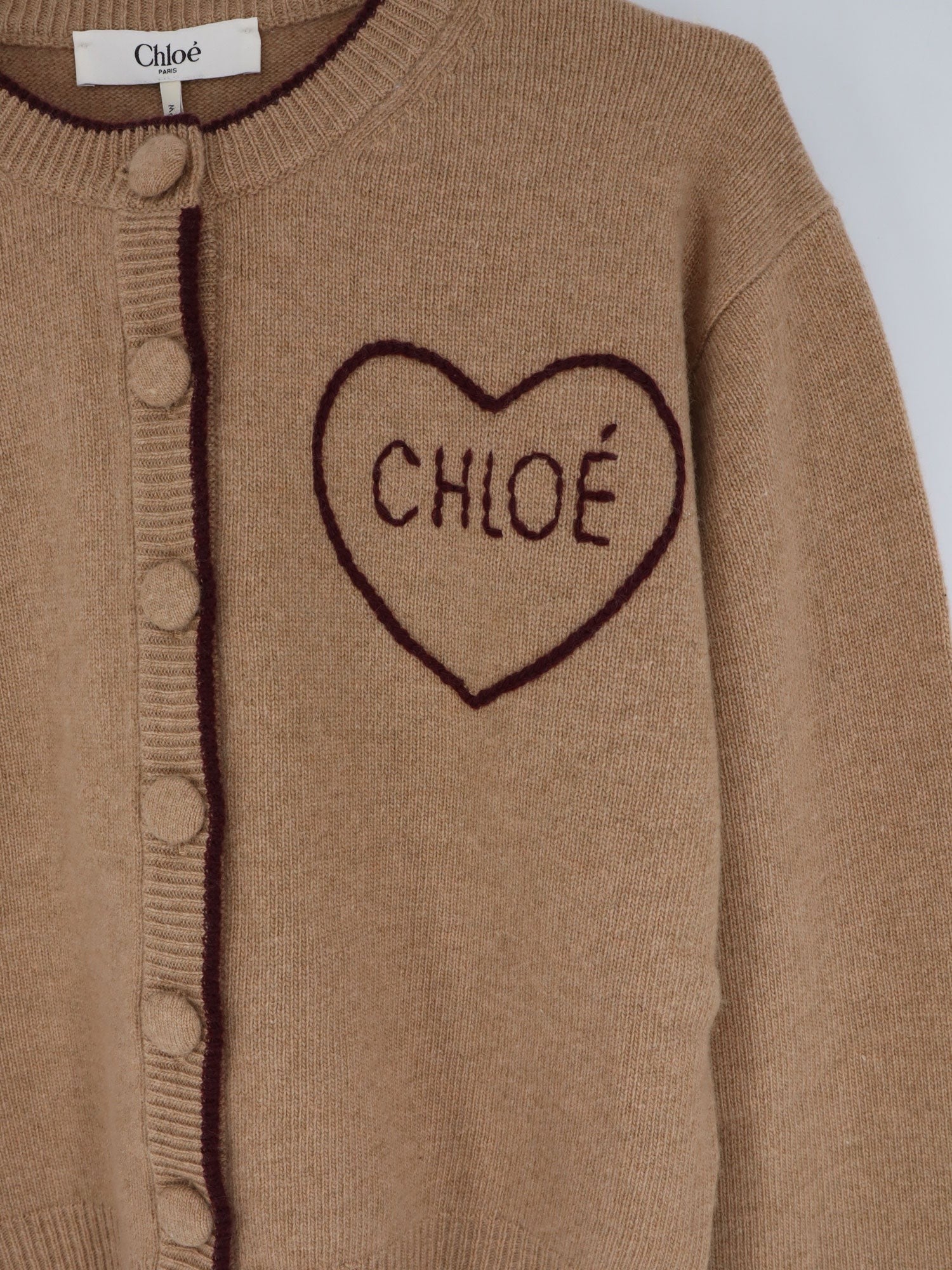 CHLOE' - Wool and cashmere wool cardigan wool-and-cashmere-wool-cardigan_1ceac760-6f43-4807-b987-71f52a012241
