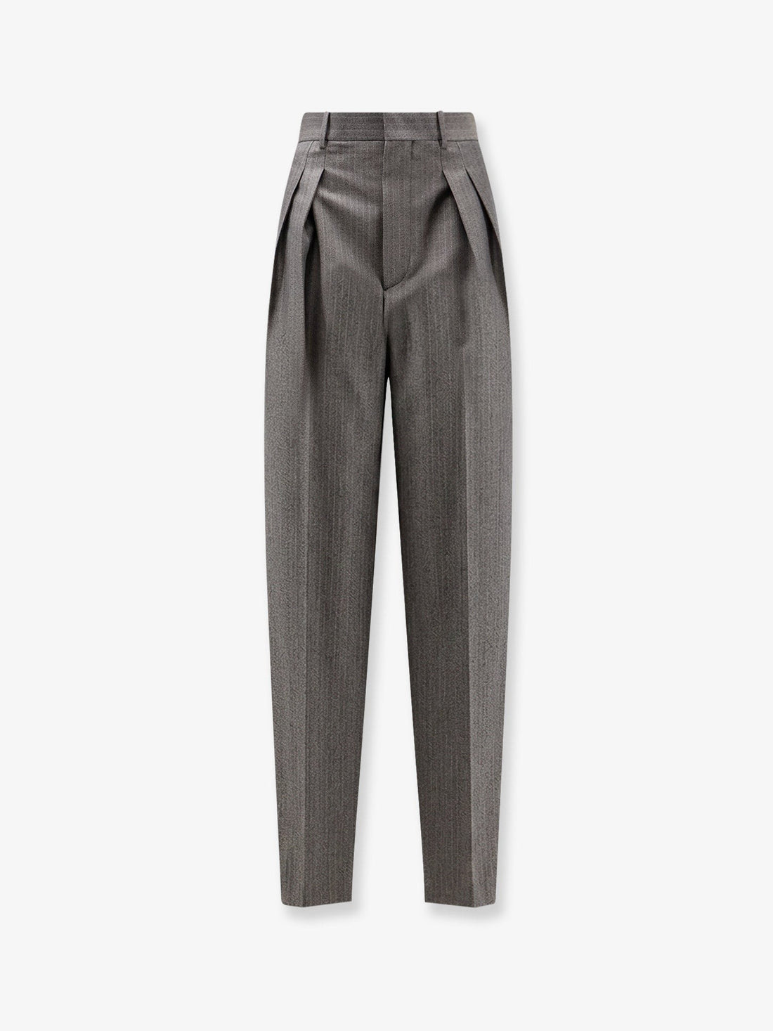 Bottega Veneta - Wool and mohair trousers DESERT GREY MELANGE