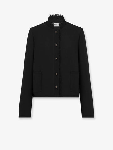 Wool and silk blazer