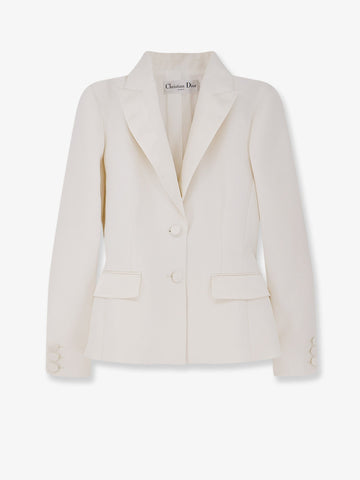 Wool and silk blend jacket