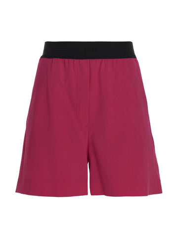 msgm - Wool bermuda shorts Fuchsia
