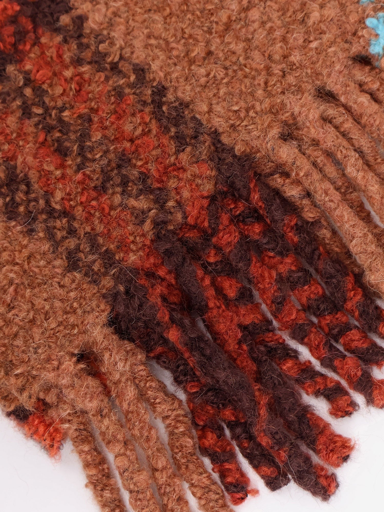 Burberry Burberry - Wool blend and alpaca bouclé scarf