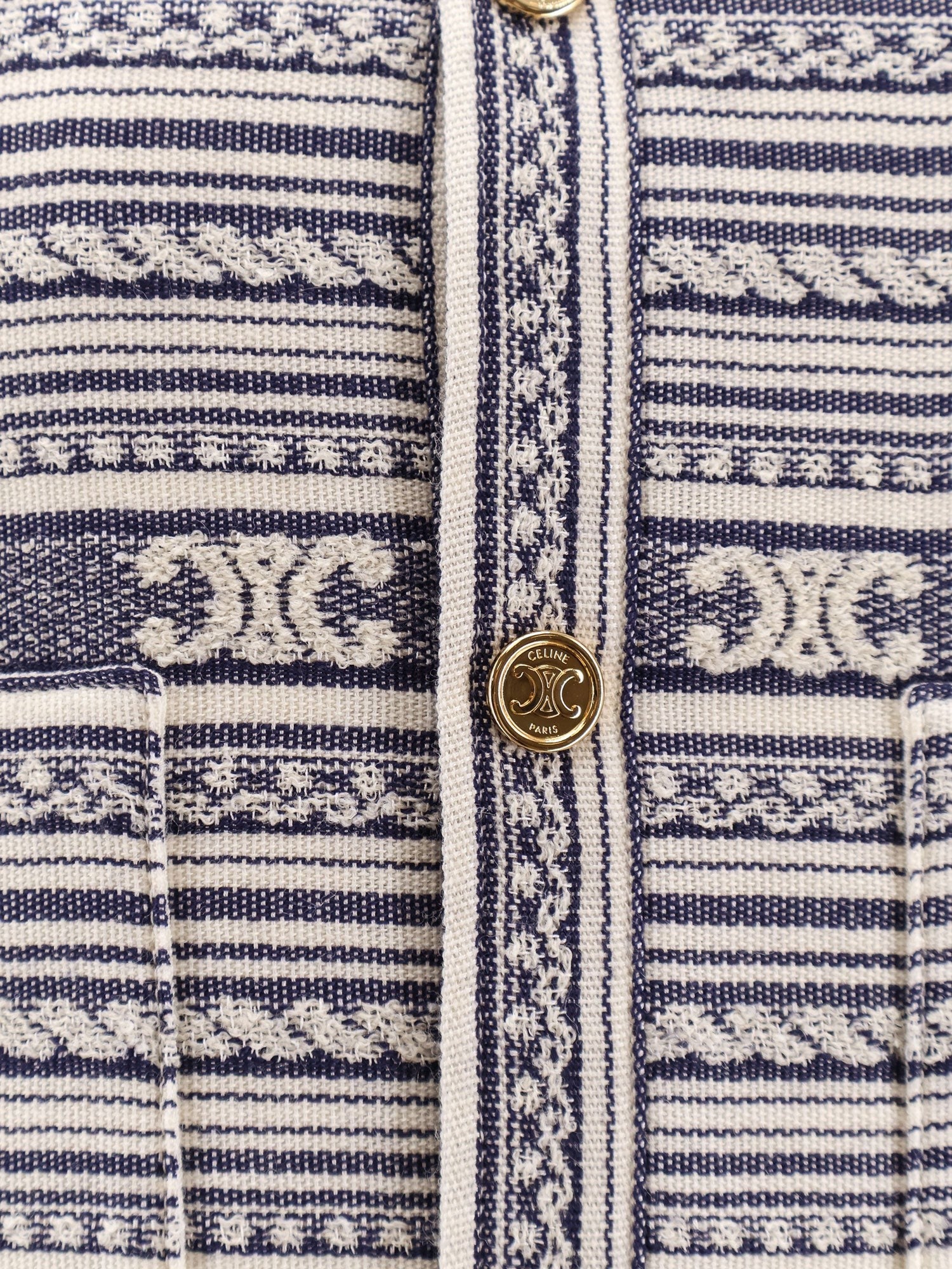 Wool blend blazer with Triomphe motif