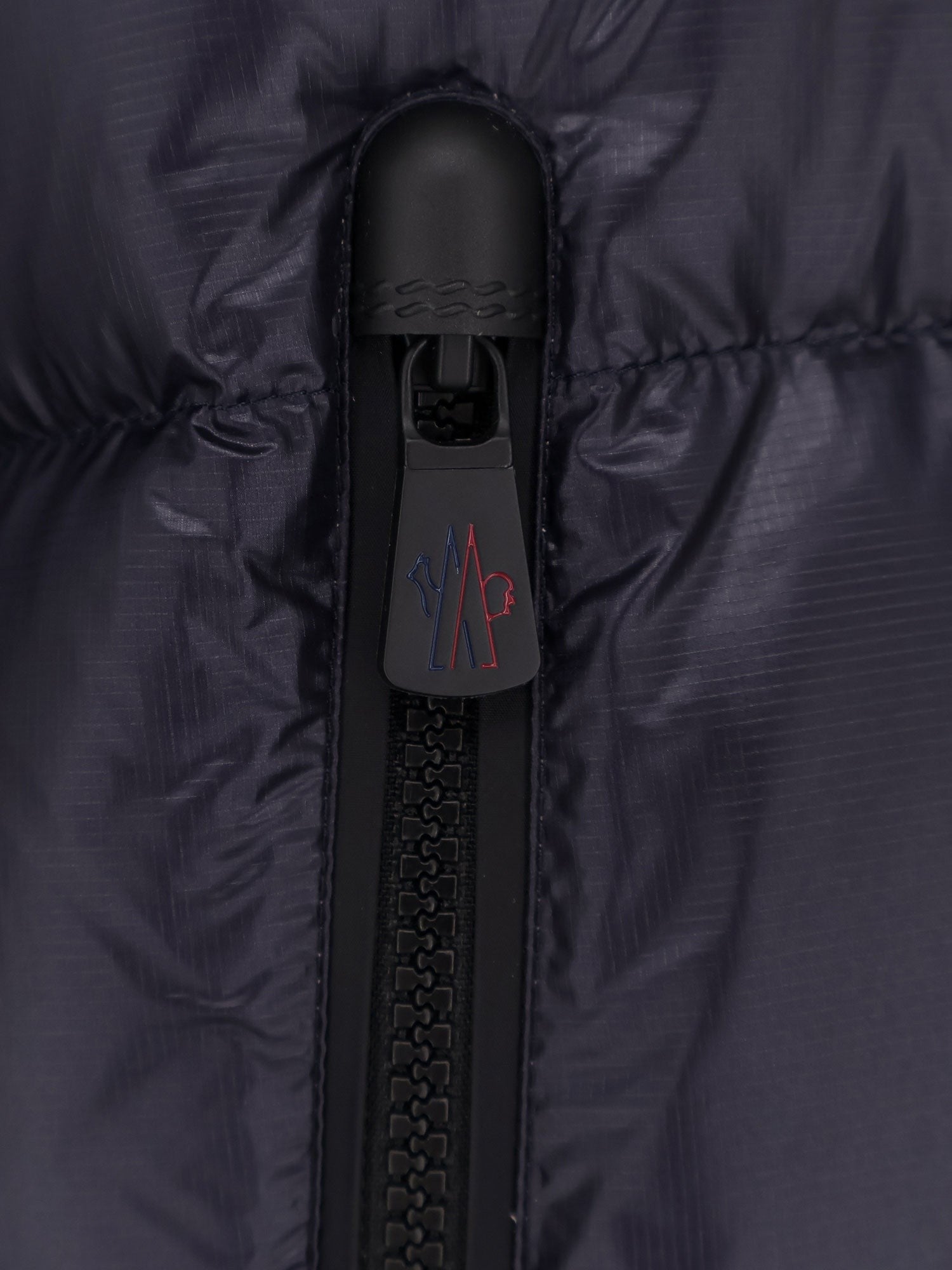 Wool blend jacket with logo detail