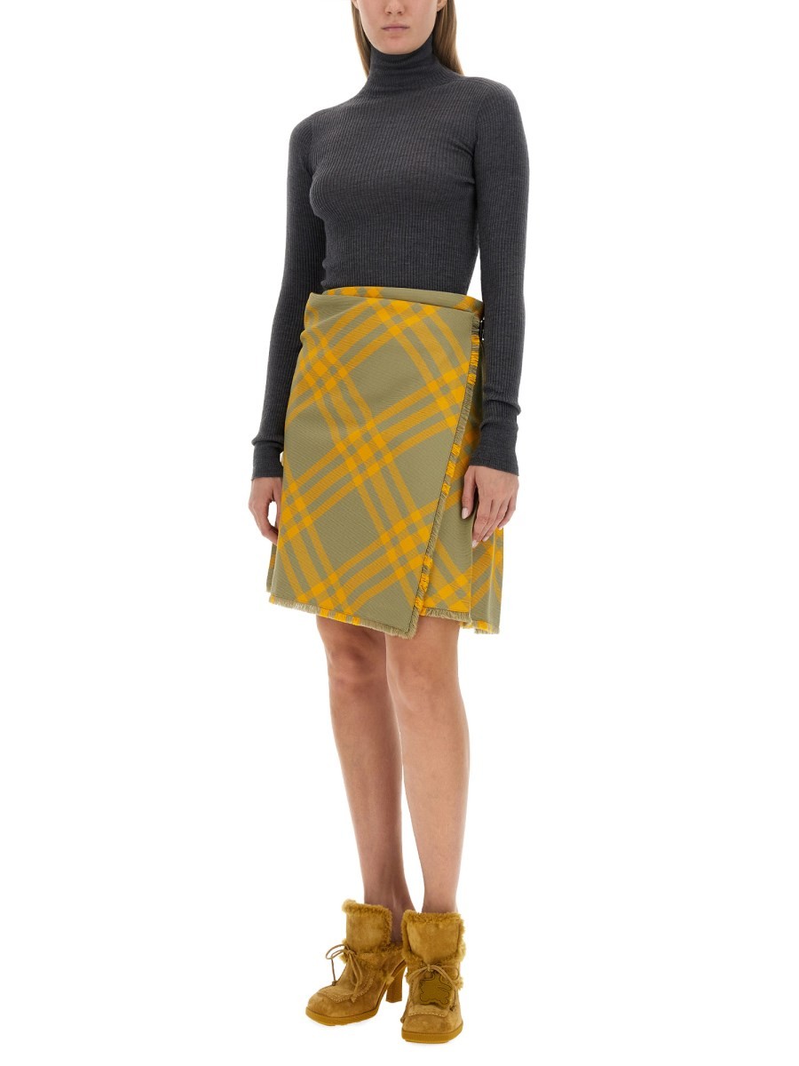 WOOL BLEND KILT