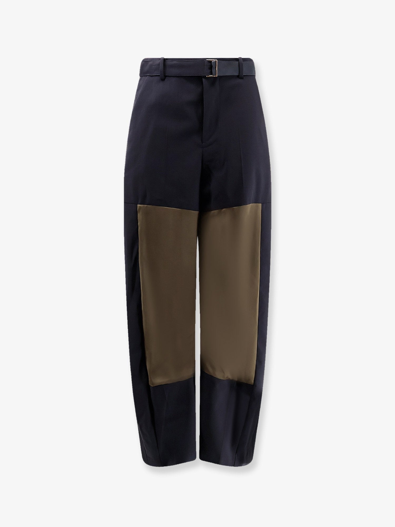 SACAI SACAI - Wool blend trousers with nylon inserts