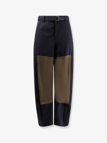 SACAI SACAI - Wool blend trousers with nylon inserts