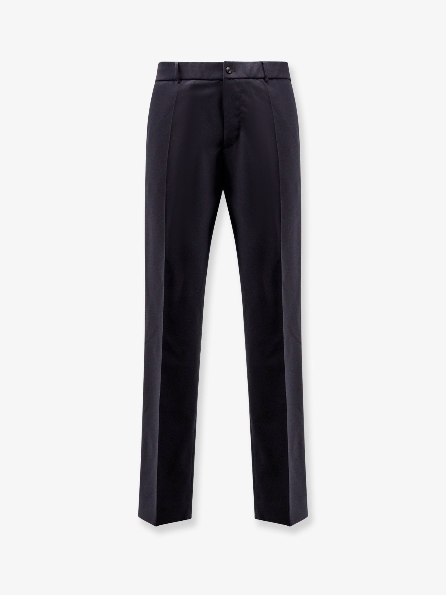 Wool blend trousers
