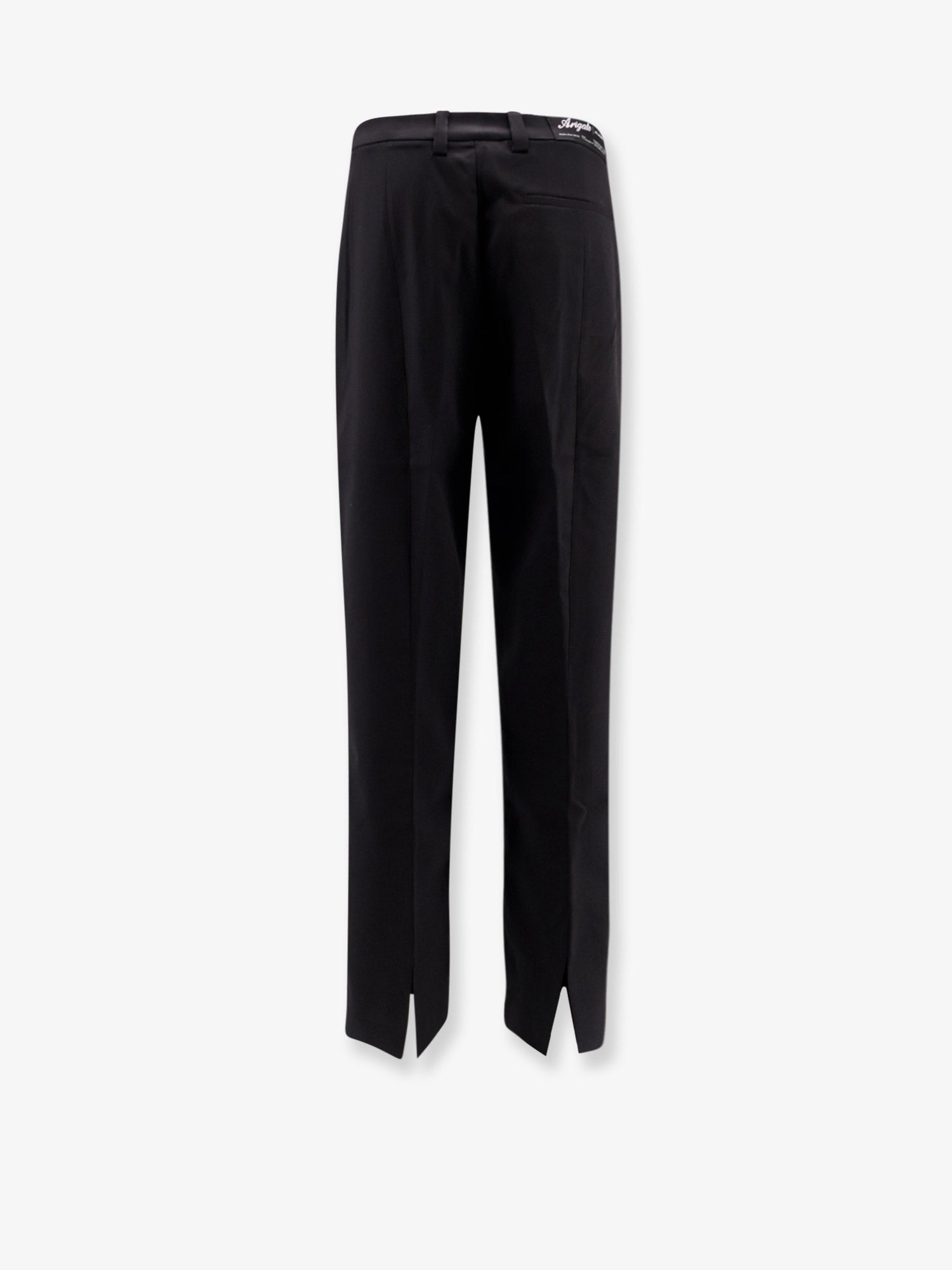 Wool blend trousers