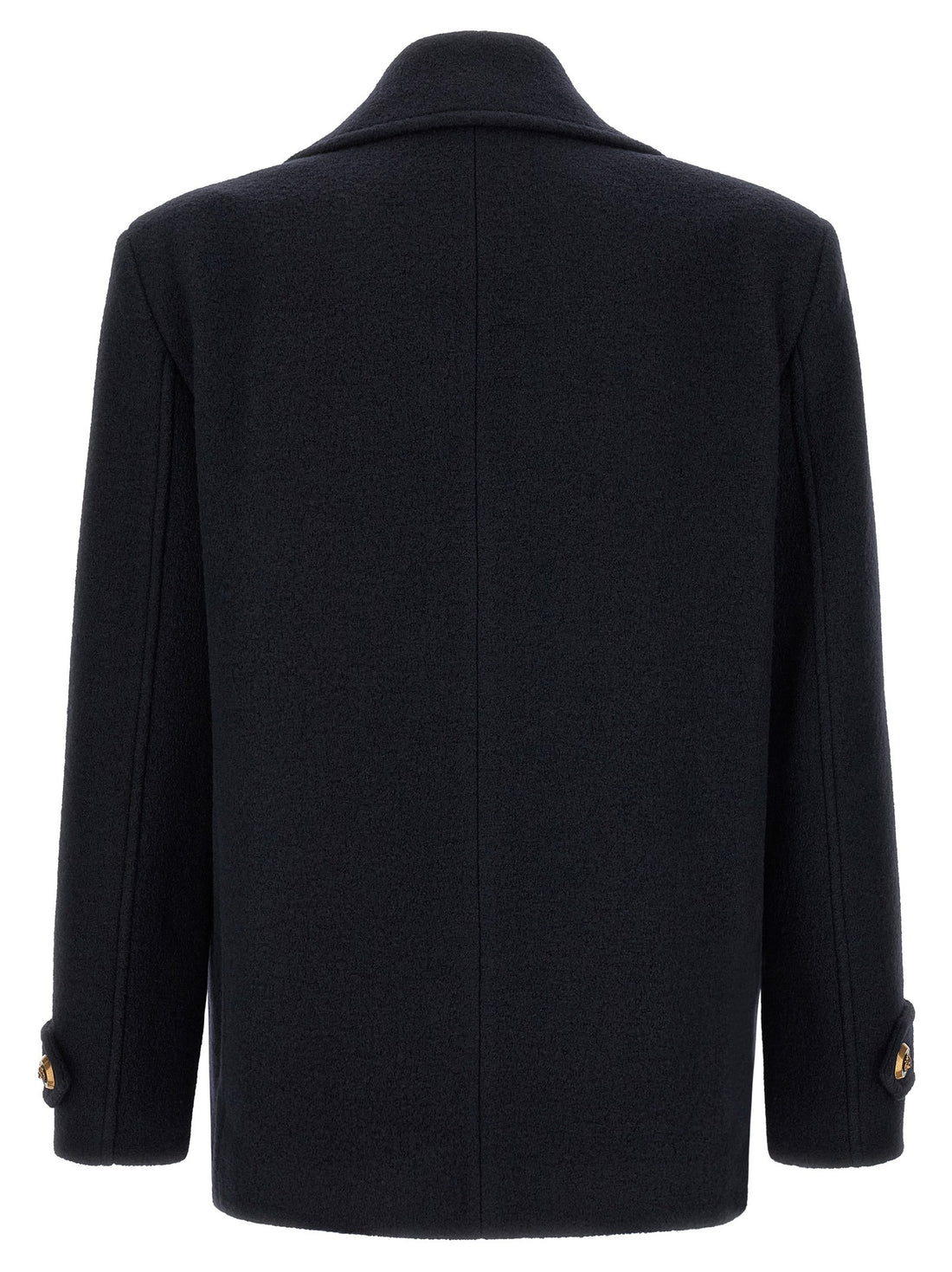 Balmain - Wool caban Blue