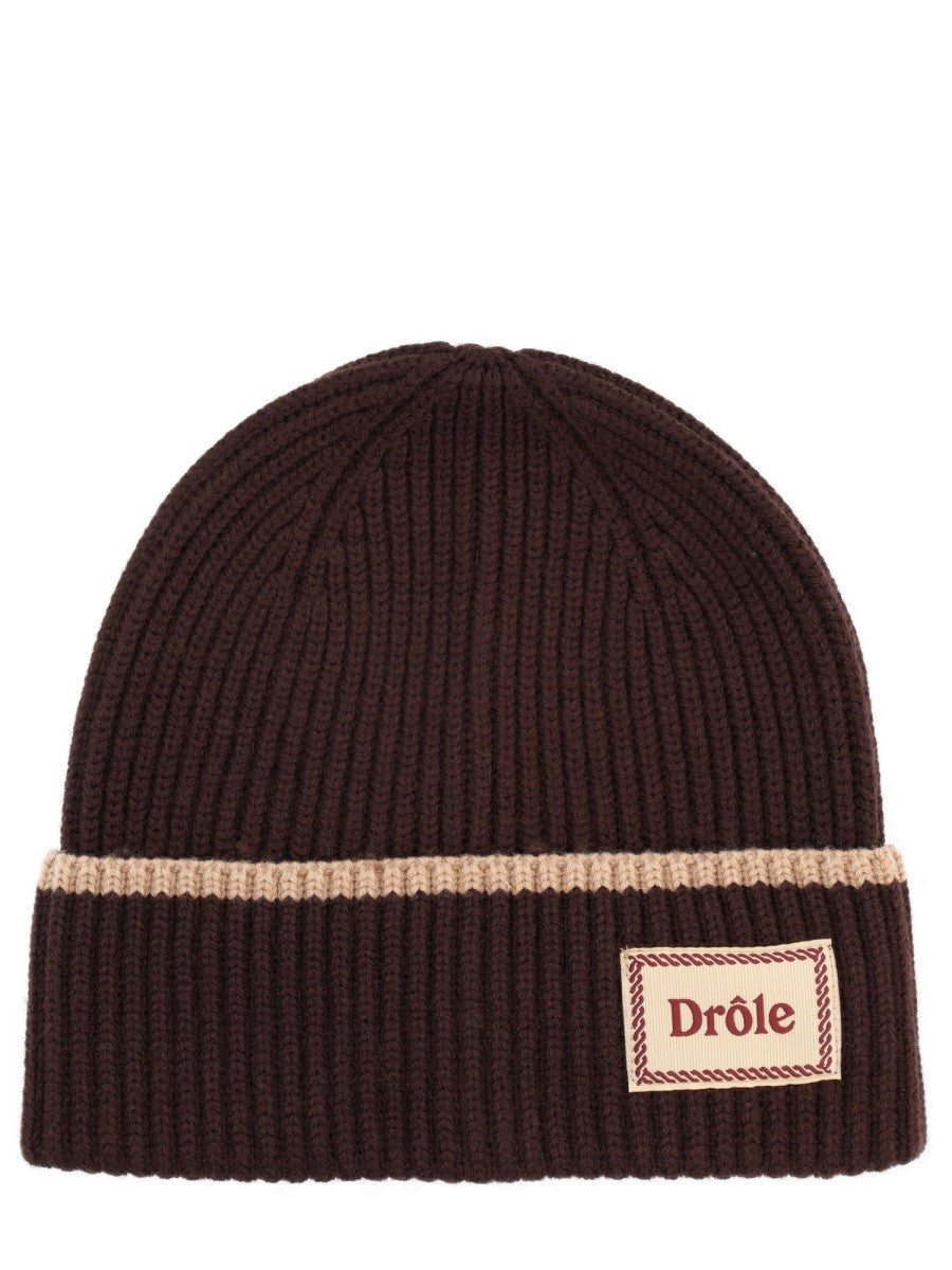 Drôle de Monsieur - Wool Cap - Brown wool-cap_f2e93823-a12c-4596-b96f-8086db37c07b