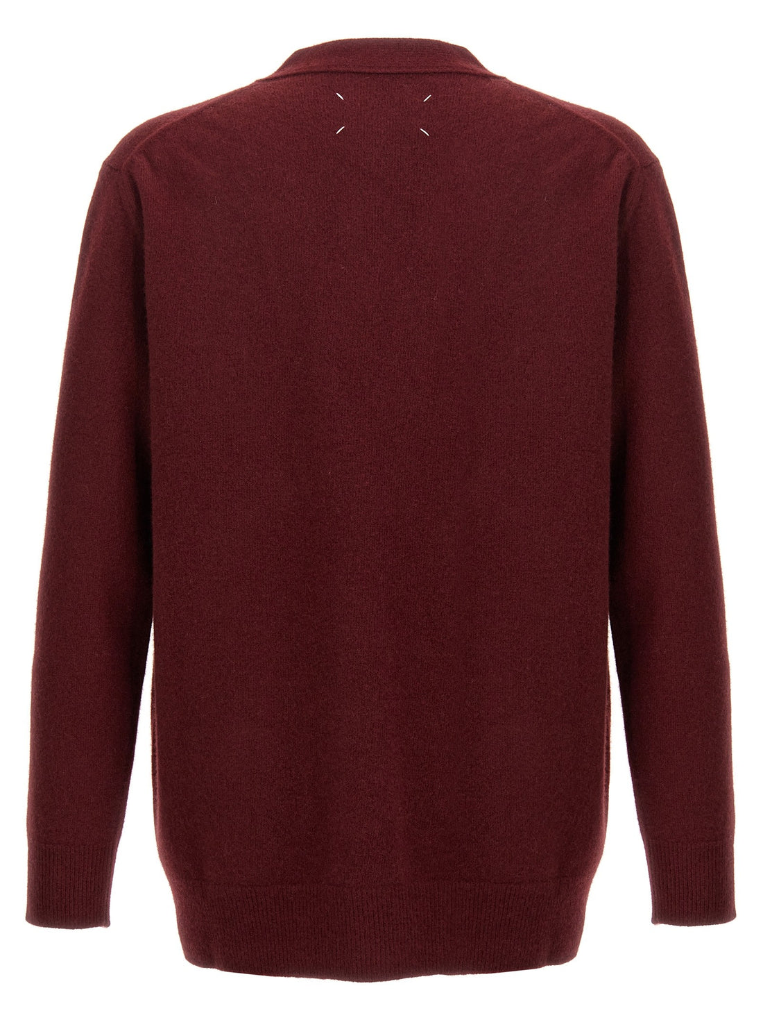 Maison Margiela - Wool cardigan Bordeaux