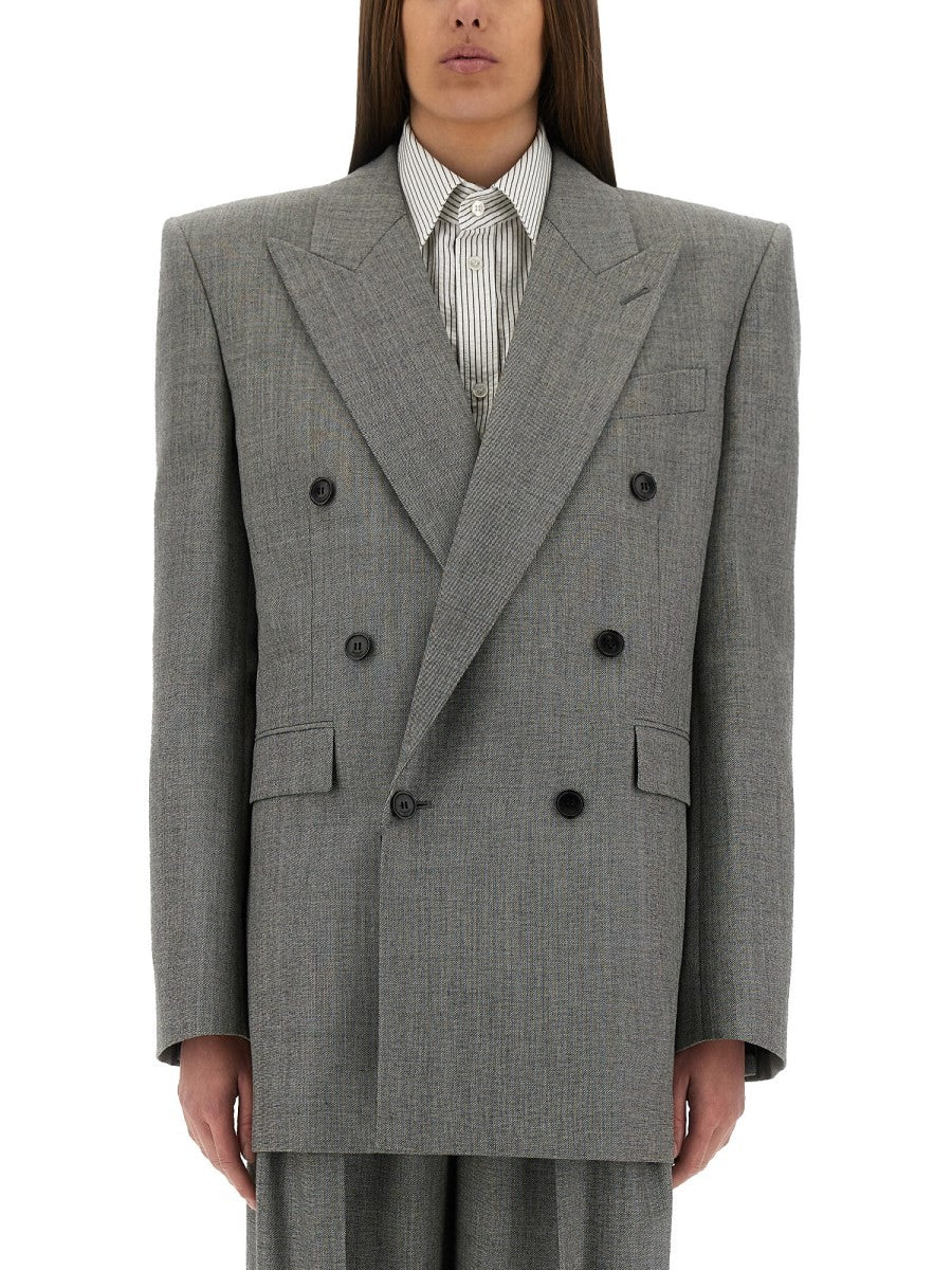 WOOL CHINÉ JACKET