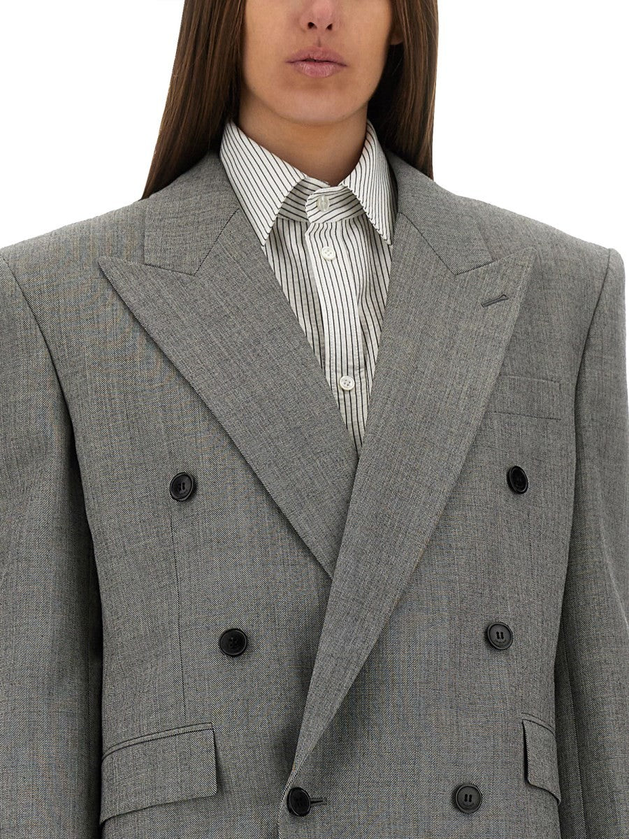 WOOL CHINÉ JACKET