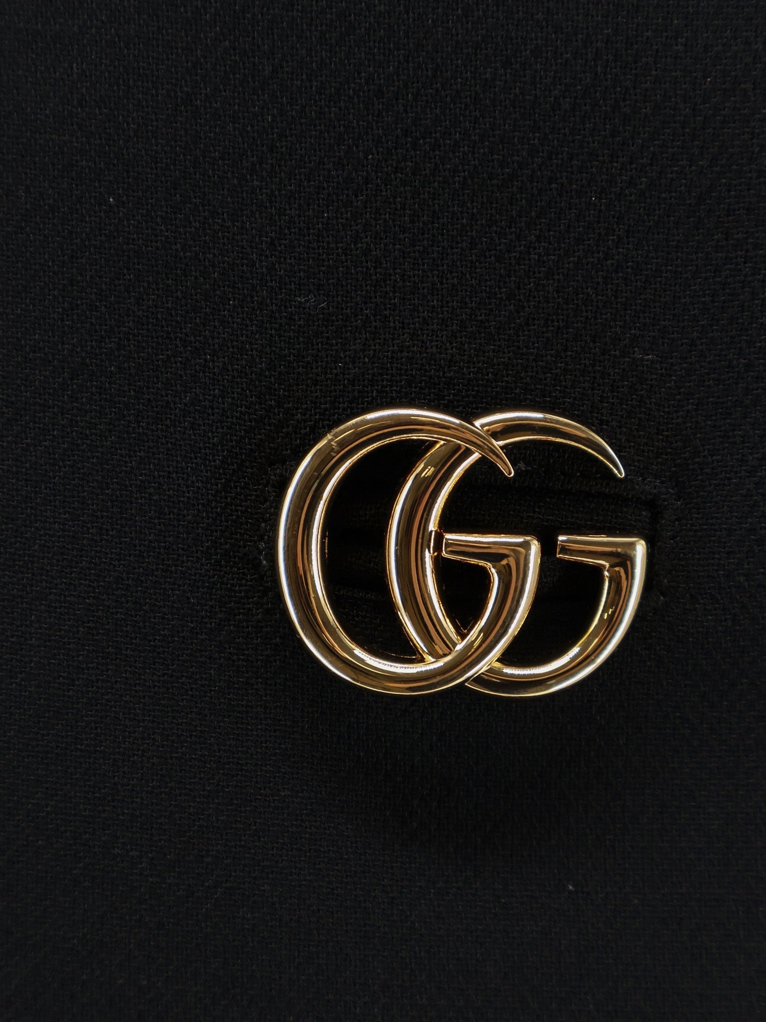 Gucci Gucci - Wool crepe skirt with Double G button