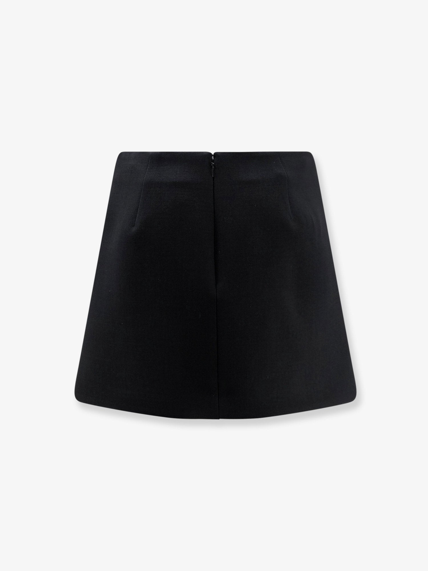 Gucci Gucci - Wool crepe skirt with Double G button