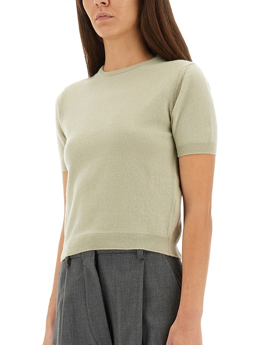 WOOL CREW NECK T-SHIRT