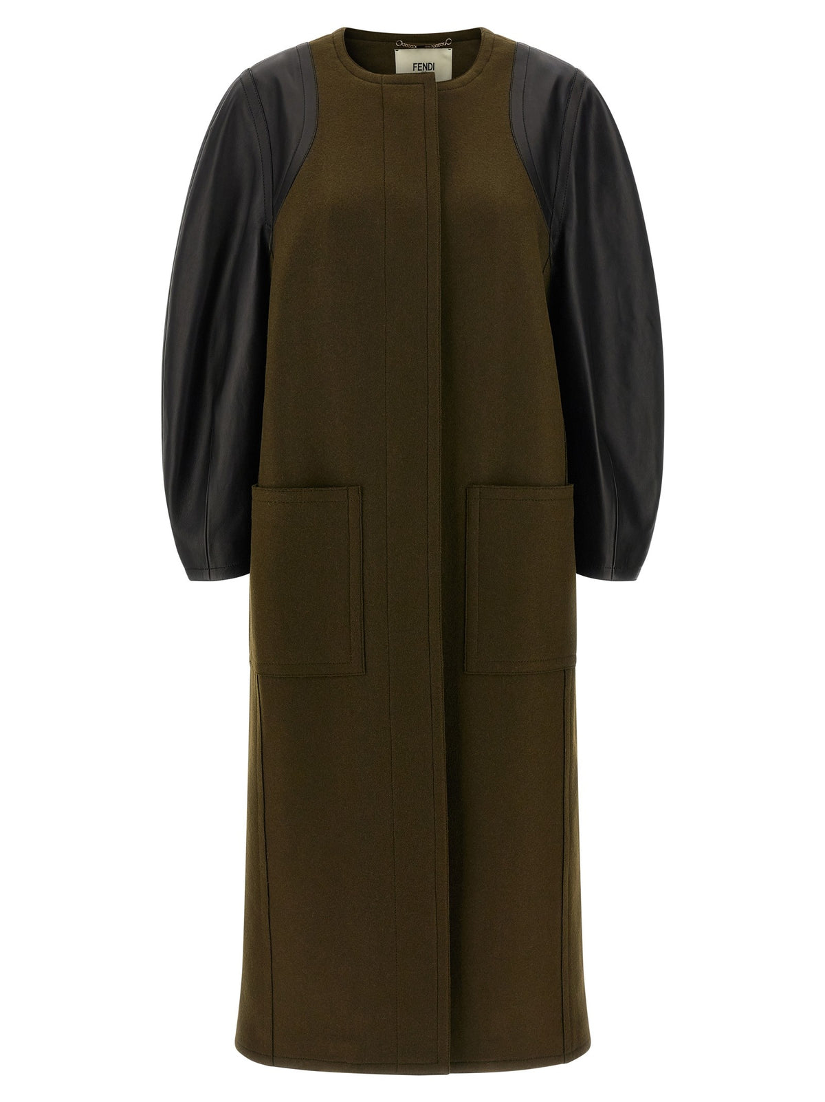 Fendi - 'Wool Felt' coat wool-felt-coat_ca45aeba-1218-4d7b-a8d6-f5b63f86a340