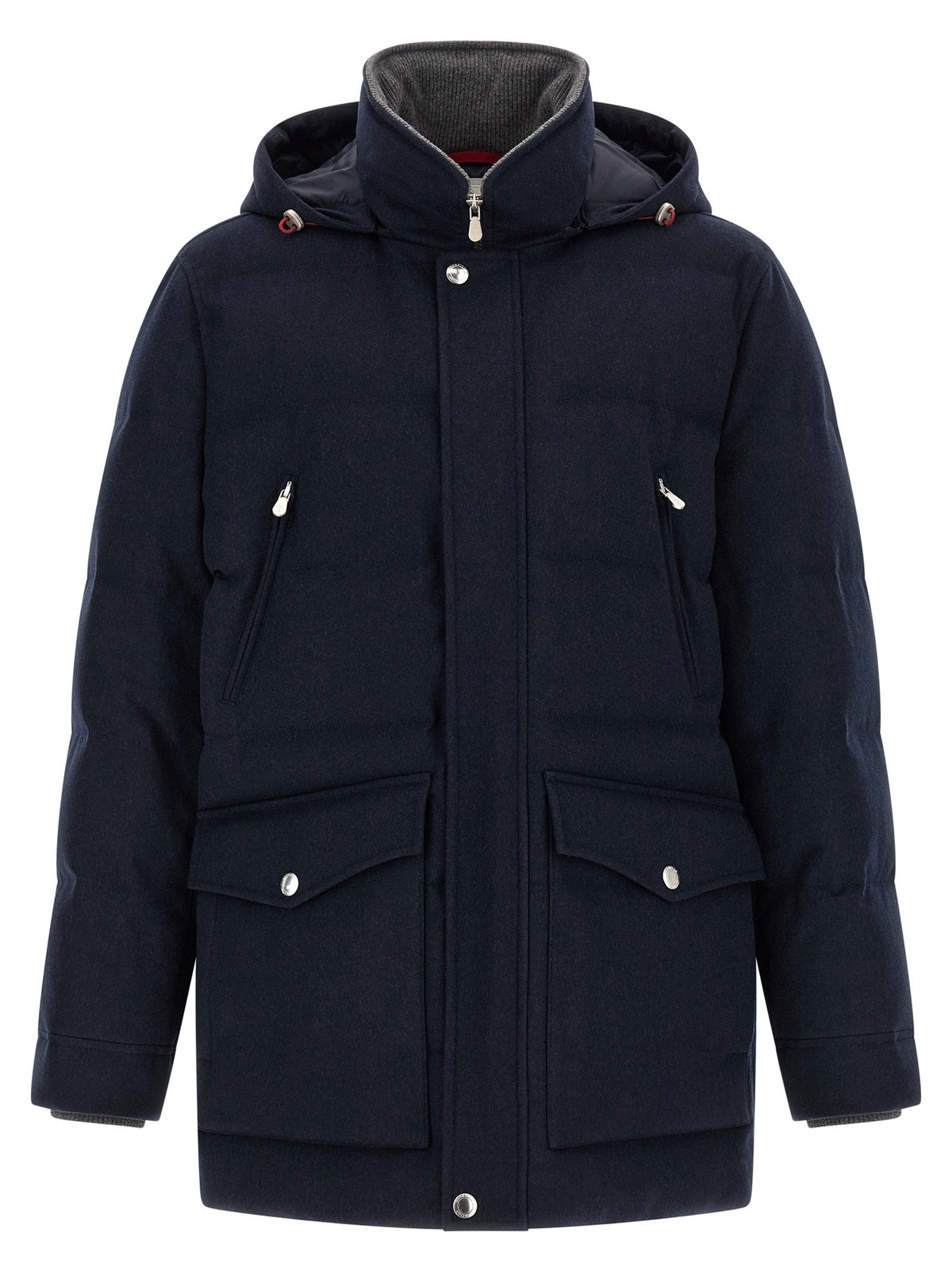 Brunello Cucinelli - Wool flannel parka