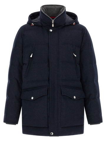 Brunello Cucinelli - Wool flannel parka