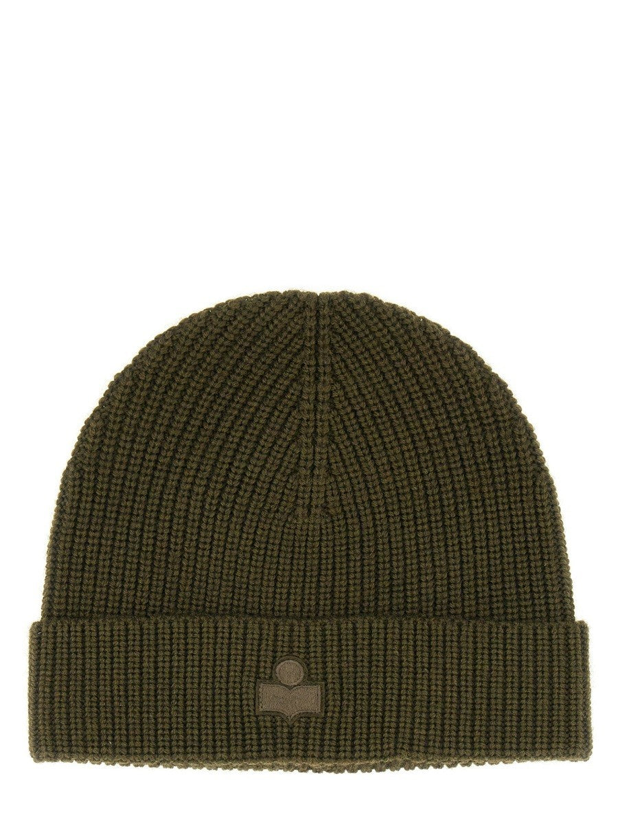 WOOL HAT WITH LOGO PATCH