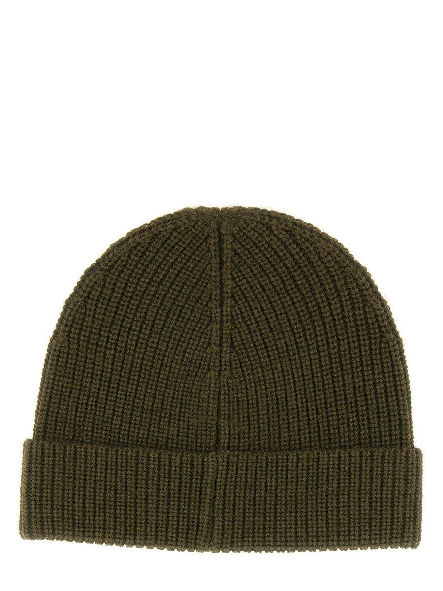 WOOL HAT WITH LOGO PATCH