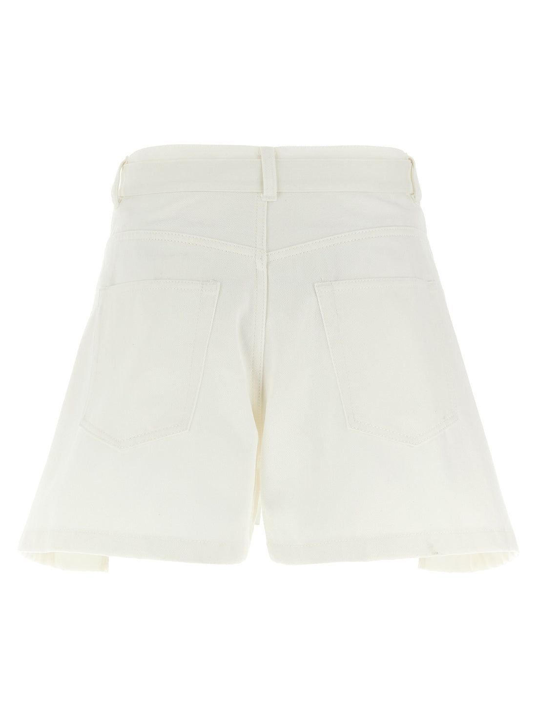 SACAI - Wool insert shorts White 2