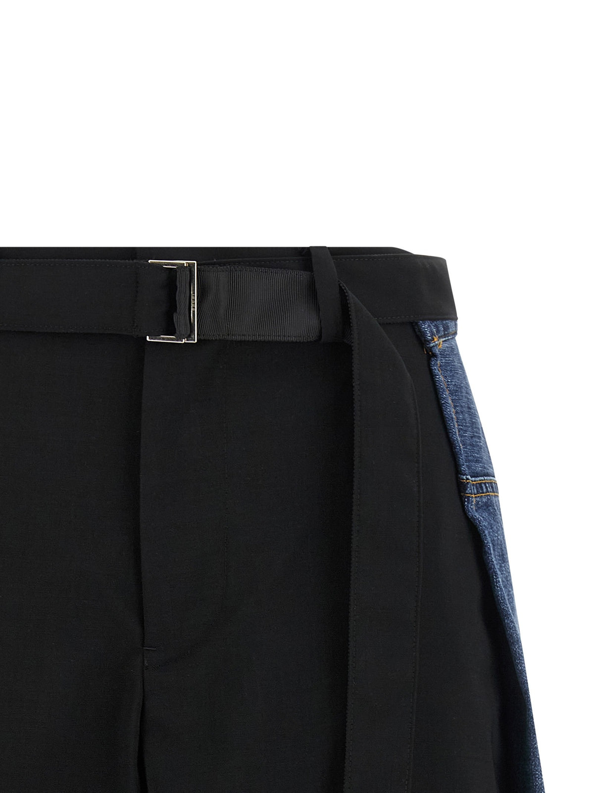 SACAI - Wool insert shorts
