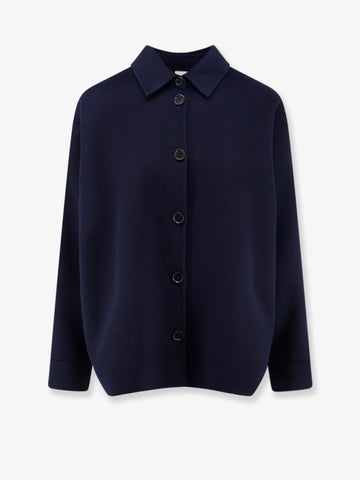 ASPESI - Wool jacket with buttons Blue