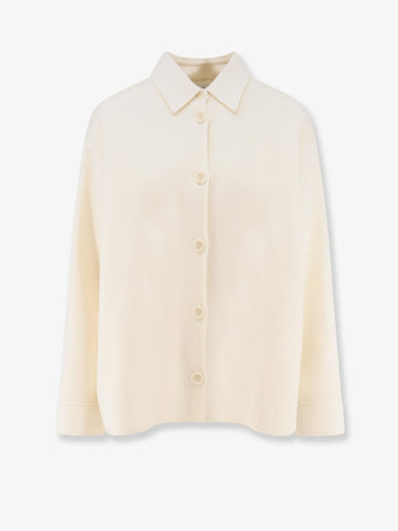 ASPESI - Wool jacket with buttons Cream