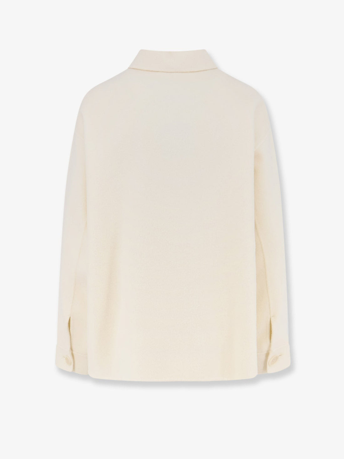 ASPESI - Wool jacket with buttons Cream