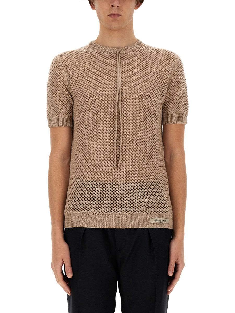 Fendi - WOOL JERSEY. beige 48