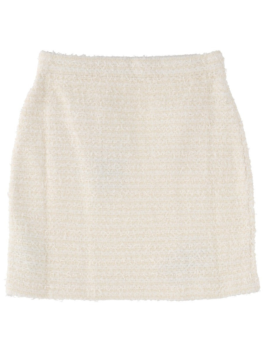 WOOL MINISKIRT
